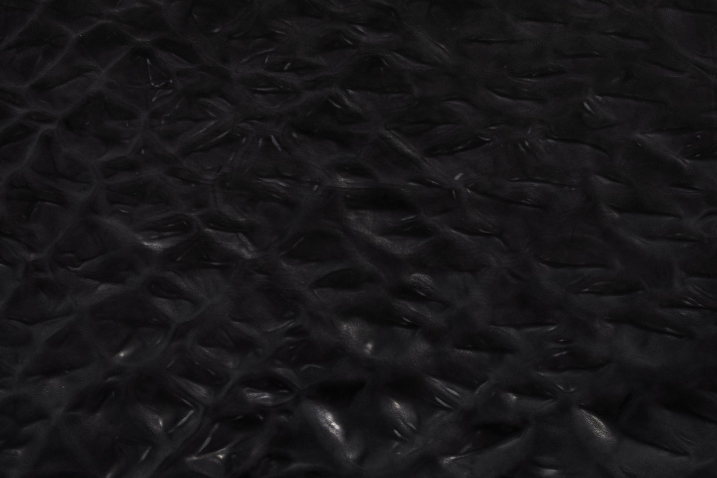 "BLACK RHOMBUS" PRINTED LEATHER