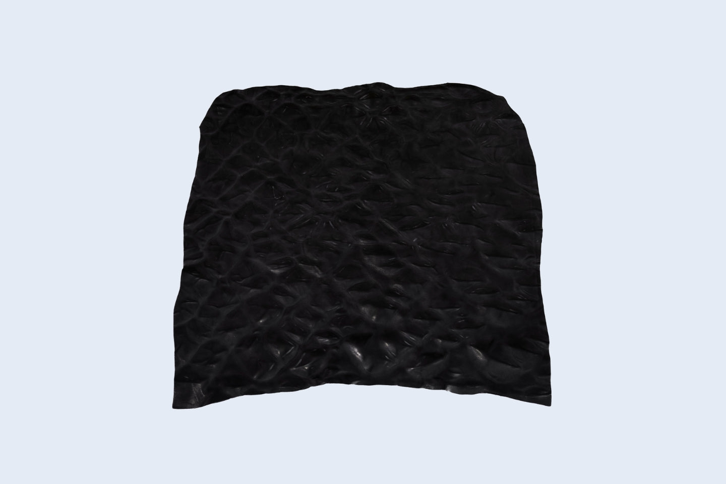 "BLACK RHOMBUS" PRINTED LEATHER